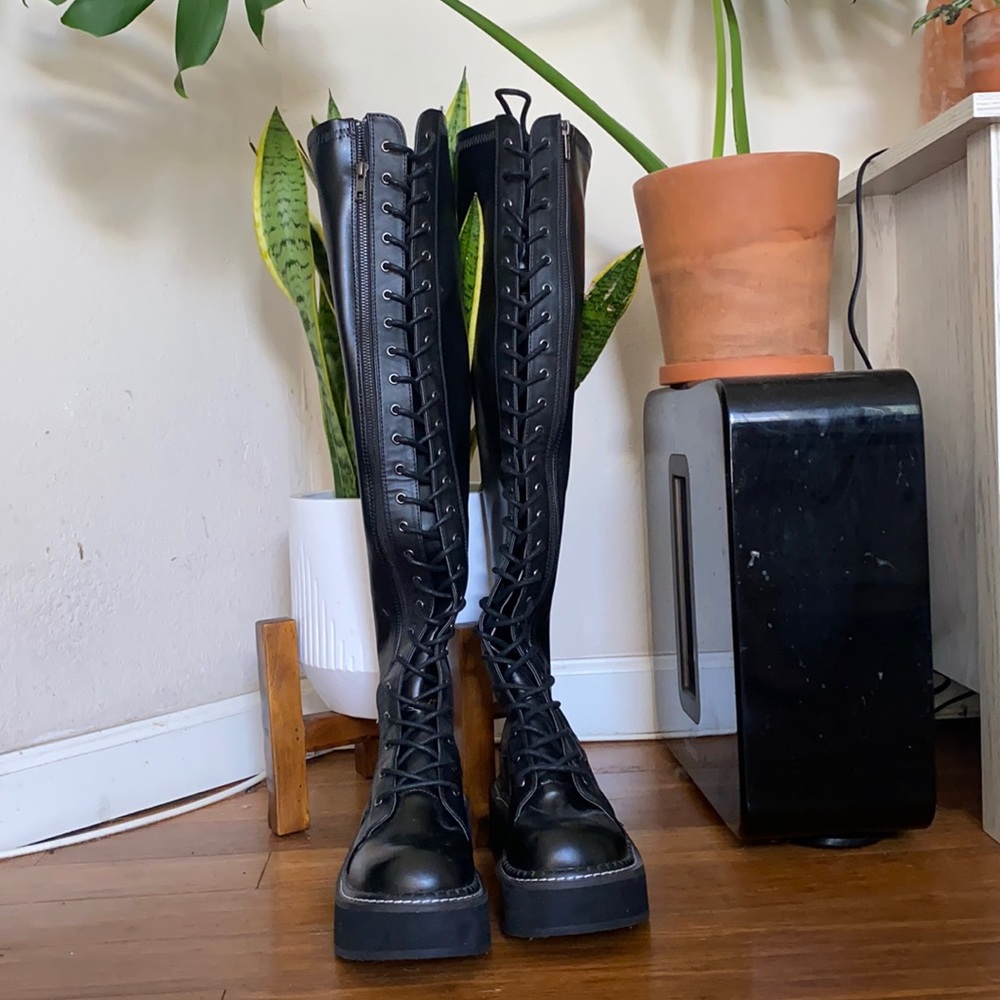 Demonia Over the Knee Boots
